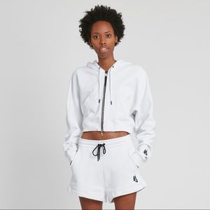 Nike Cropped Zip Up Sweatshirt